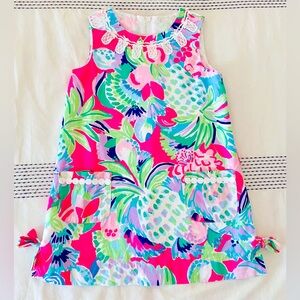 Lilly Pulitzer Girls’ Little Lilly Classic Shift Dress in Size 4